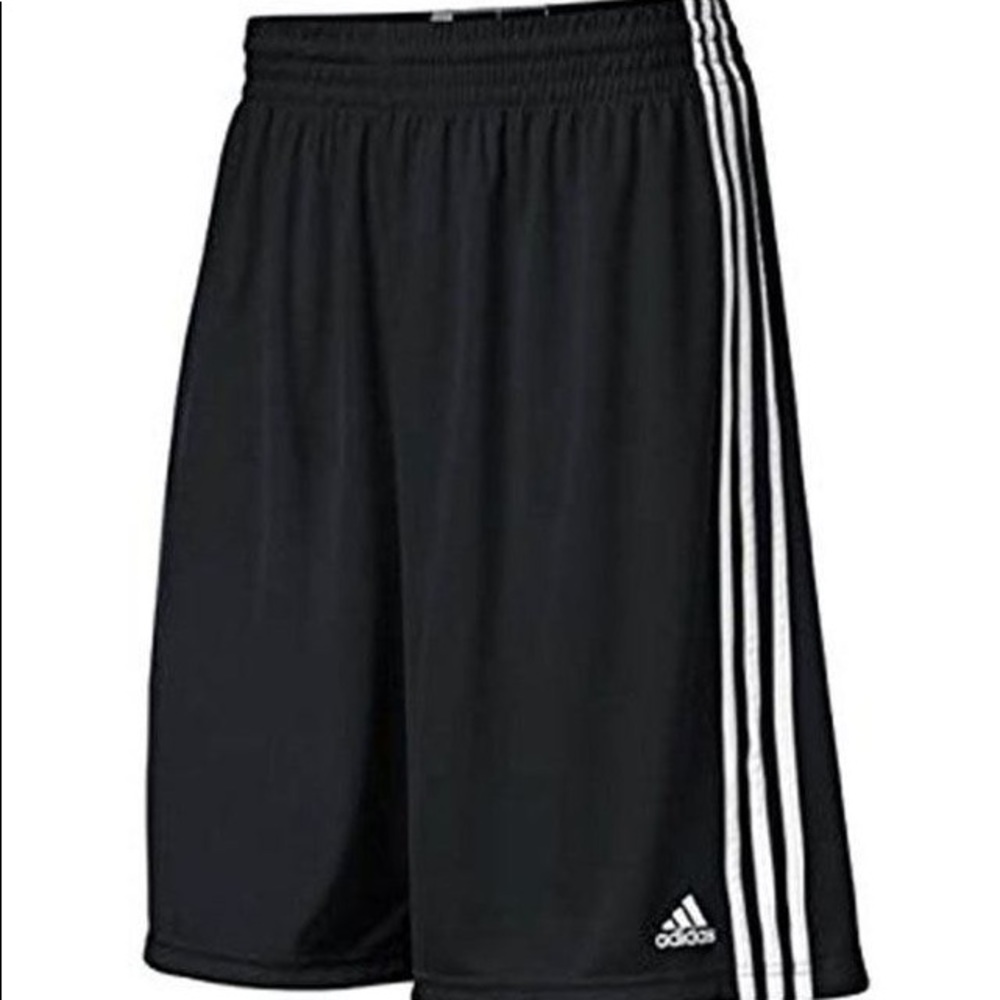 Bundle of black and blue adidas basket ball shorts